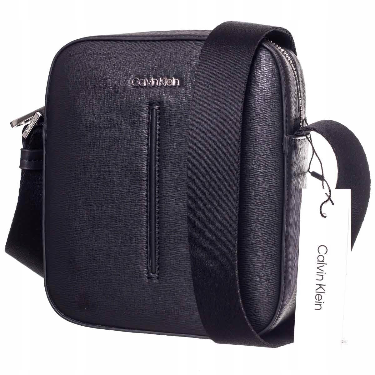 Calvin klein torba listonoszka median czarna
