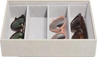 Pudełko na okulary Stackers Croc 4 komorowe putty - Akcesoria do zegarków - miniaturka - grafika 1