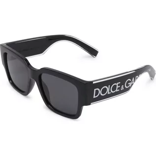 Okulary przeciwsłoneczne - Dolce & Gabbana Okulary przeciwsłoneczne INJECTED MAN SUNGLASS - grafika 1