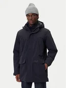 Kurtki męskie - Jack Wolfskin Parka Canyon Shield A65119 Granatowy Regular Fit - miniaturka - grafika 1