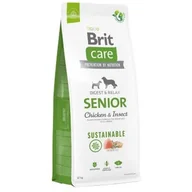 Sucha karma dla psów - BRIT CARE Care Dog Sustainable Senior Chicken & Insect 12kg - miniaturka - grafika 1