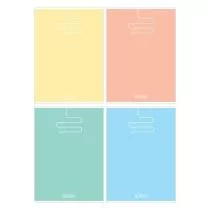 Herlitz Zeszyt B5/96K kratka Pastel Color (5szt) - - Zeszyty szkolne - miniaturka - grafika 1