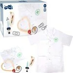 Zabawy w naśladowanie dorosłych - Small Foot Strój lekarza z akcesoriami - miniaturka - grafika 1