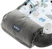 Poduszki do karmienia - Kokon niemowlęcy Safari z wielofunkcyjną owijką typu 4w1: poduszka płaska i rękawek do karmienia - miniaturka - grafika 1