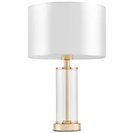 Lampy stojące - NOWOCZESNA LAMPA NOCNA ZŁOTA LEONA - miniaturka - grafika 1