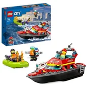 Klocki - LEGO City Łódź strażacka 60373 - miniaturka - grafika 1