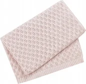 Koce i narzuty dla dzieci - Kocyk z bawełny i bambusa Adrianna 75x100 pudrowy róż P06 Ander - miniaturka - grafika 1