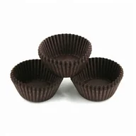 Dodatki do ciast w proszku - FOREMKI PAPILOTKI 40x25 mm brązowe 100 szt - miniaturka - grafika 1