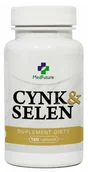 Włosy, skóra, paznokcie - MEDFUTURE Cynk & Selen - 120 tabletek - miniaturka - grafika 1