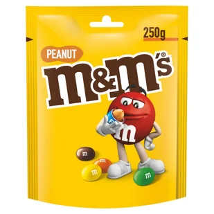 M&Ms ORZECHOWE 250G - Gumy do żucia, lizaki, dropsy - miniaturka - grafika 1