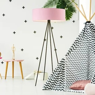 Różowa lampa podłogowa dla dziewczynki IBIZA - Lampy stojące - miniaturka - grafika 1