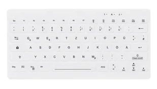 CHERRY AK-C4112 klawiatura Medyczna USB QWERTZ Niemiecki Biały AK-C4112F-U1-W/GE - Klawiatury - miniaturka - grafika 1