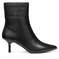 Botki damskie - Botki Geox D Kleopy D56YBB 000TU C9999 Czarny - miniaturka - grafika 1