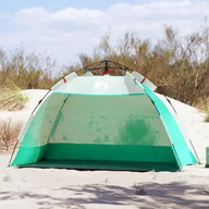 Namioty - vidaXL Namiot plażowy, 2-os., zielony, wodoszczelny - miniaturka - grafika 1