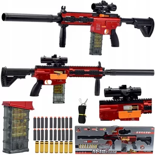 BEZPIECZNY KARABIN PISTOLET M416 NA STRZAŁKI ŁUSKI - Zabawki militarne - miniaturka - grafika 1