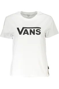 BIAŁY T-SHIRT DAMSKI Z KRÓTKIM RĘKAWEM VANS - Portfele - miniaturka - grafika 1