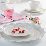 Serwisy obiadowe - Zestaw do ciasta porcelanowy na 6 osób AURELIA - miniaturka - grafika 1