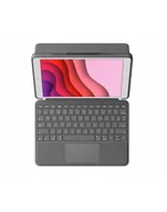 Klawiatury - Logitech Combo Touch for iPad 7th Gen. DE Layout QWERTZ wersja niemiecka - 920-009624 - miniaturka - grafika 1
