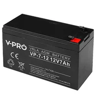 Baterie do zasilaczy awaryjnych UPS - Akumulator żelowy Agm 12V 7Ah Ups Alarm 8-10 lat! - miniaturka - grafika 1