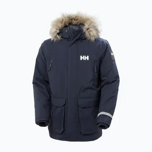 Kurtka przeciwdeszczowa męska Helly Hansen Reine Parka granatowa 53630_597 - Odzież trekkingowa damska - miniaturka - grafika 1
