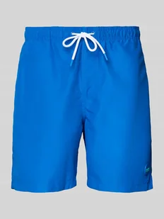 Spodenki kąpielowe o kroju regular fit z naszywką z logo model ‘Mike’ - Kąpielówki męskie - miniaturka - grafika 1