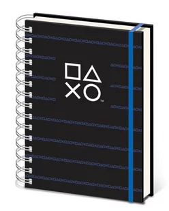 Playstaion Pinstripe Dark - Notes A5 - Notesy i bloczki - miniaturka - grafika 1