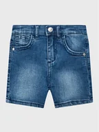 Spodenki damskie - Guess Szorty jeansowe K0BD05 D4H20 Niebieski Regular Fit - miniaturka - grafika 1
