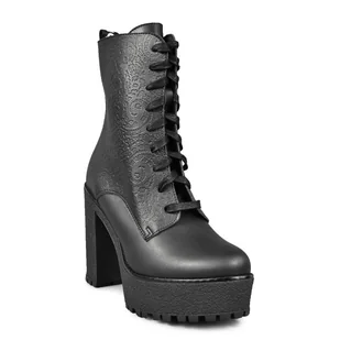 botki damskie ALTERCORE czarne (NAGINI VEGAN BLACK)-37 - Botki damskie - miniaturka - grafika 1