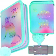 Piórniki - Starpak Piórnik Dwuklapkowy Bez Wyposażenia Ombre Kitty Doggy 553435 - miniaturka - grafika 1