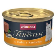 Mokra karma dla kotów - animonda vom Feinsten Adult Kurczak i królik 12x85 g - miniaturka - grafika 1