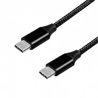 Kable komputerowe i do monitorów - Logilink Kabel USB 2.0 CU0153 USB-C USB-C M/M czarny 0,3m - miniaturka - grafika 1