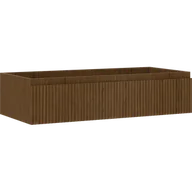Szafki łazienkowe - Mexen Rivel szafka łazienkowa podumywalkowa 100 cm, 1 szuflada, ryflowana , orzech - 91A20-10023-1-BF86 - miniaturka - grafika 1