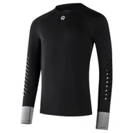 Koszulki sportowe męskie - Koszulka dziecięca AYCANE Blade Hybrid Base Layer Long Sleeve Youth Black L - miniaturka - grafika 1