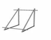 Akcesoria do kolektorów i fotowoltaiki - Zestaw montażowy 2 X kolektor płytowy Weber 2.0 na dach płaski - miniaturka - grafika 1