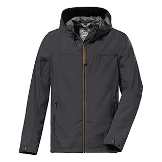 Kurtki męskie - G.I.G.A. DX Męska kurtka softshell/kurtka outdoorowa z kapturem - GS 9 MN SFTSHLL JCKT, antracyt, XXL, 38213-000 - grafika 1