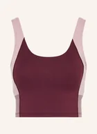 Biustonosze - Under Armour Krótki Top Meridian rosa - miniaturka - grafika 1