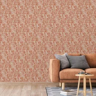 Tapety - DUTCH WALLCOVERINGS Tapeta Mae, pomarańczowo-beżowa - miniaturka - grafika 1