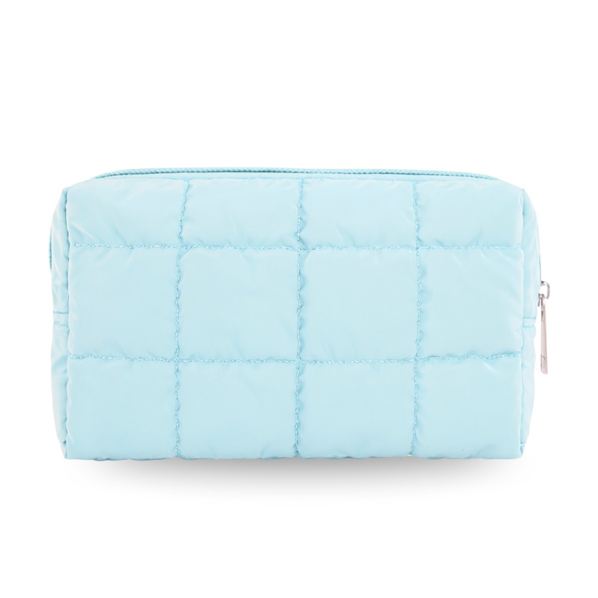 Kosmetyczka pikowana lekki organizer - niebieski