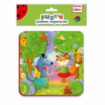 Puzzle Piankowe Magnetyczne Zwierzęta Leśne - Puzzle - miniaturka - grafika 1