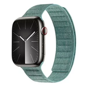Pasek CRONG Melange do Apple Watch 4/5/6/7/8/9/SE/SE 2/SE 2022 (38/40/41mm) Turkusowy - Akcesoria do smartwatchy - miniaturka - grafika 1