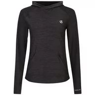 Koszulki sportowe damskie - Koszulka damska Dare 2b Sprint Cty Hoodie Rozmiar: XS / Kolor: czarny/biały - miniaturka - grafika 1
