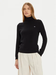 Gant Golf 4805263 Czarny Regular Fit - Swetry damskie - miniaturka - grafika 1
