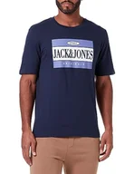 Koszulki męskie - Bestseller A/S Koszulka męska Jorarthur Tee Ss Crew Neck Sn, granatowy blezer, S - miniaturka - grafika 1