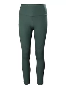 Helly Hansen Legginsy sportowe "Constructed" w kolorze ciemnozielonym - Spodnie sportowe damskie - miniaturka - grafika 1