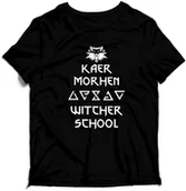Gadżety dla niej i dla niego - KOSZULKA Wiedźmin KAER MORHEN WITCHER SCHOOL - miniaturka - grafika 1