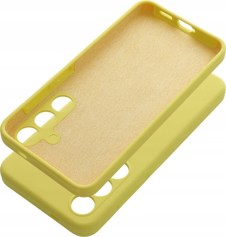 Futerał SILICONE 2mm do SAMSUNG A26 5G żółty