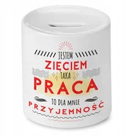 Skarbonki - Skarbonka Dla Zięcia na Urodziny Imieniny Prezent z Nadrukiem ze Zdjęciem - miniaturka - grafika 1