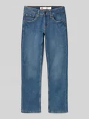 Spodnie i spodenki dla chłopców - Jeansy o kroju slim fit z mieszanki bawełny - miniaturka - grafika 1