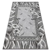 Dywany - Dywan BCF Morad TRIO Liście, kwiaty klasyczny - szary, 140x200 cm - miniaturka - grafika 1