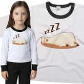 Piżamy dla dziewczynek - Piżama dziecięca Śpiaca Lama Alpaka 86/92 - VoloDonum - miniaturka - grafika 1